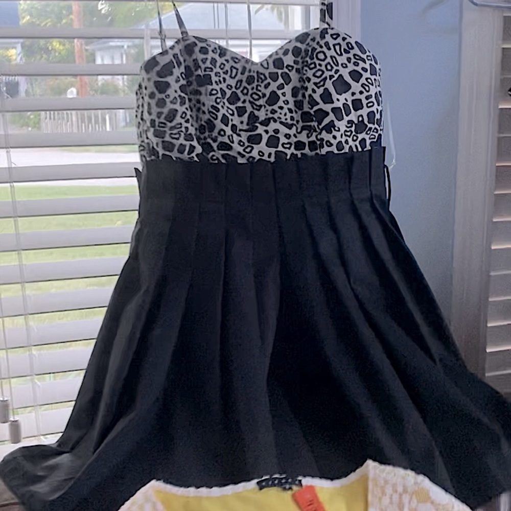 Cheetah print dress